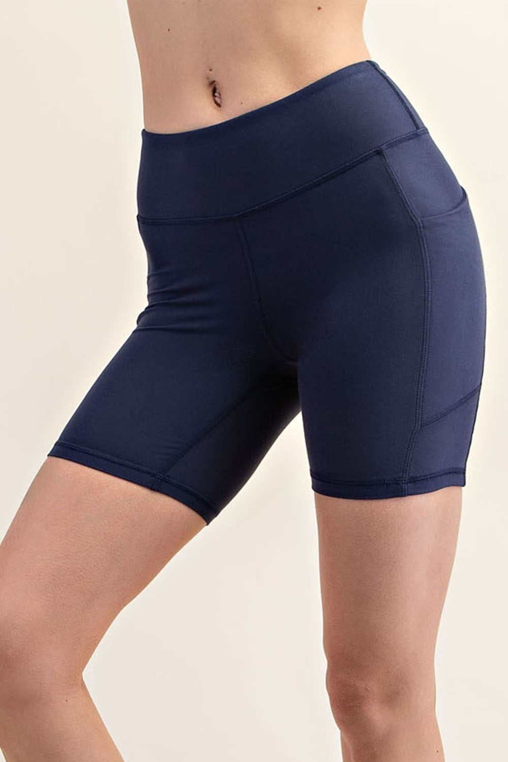 6 Inch Biker Shorts With Side Pockets | RAE MODE (2 COLORS) **