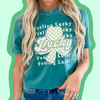 Feeling Lucky Garment Dyed Graphic T-shirt*