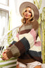 Stripes Color Block Chunky Sweater Pullover (5 COLORS) | BIBI *LA LIVE PREORDER
