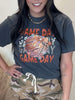 Sparkle Gameday Basketball Garment Dyed Graphic T-shirt