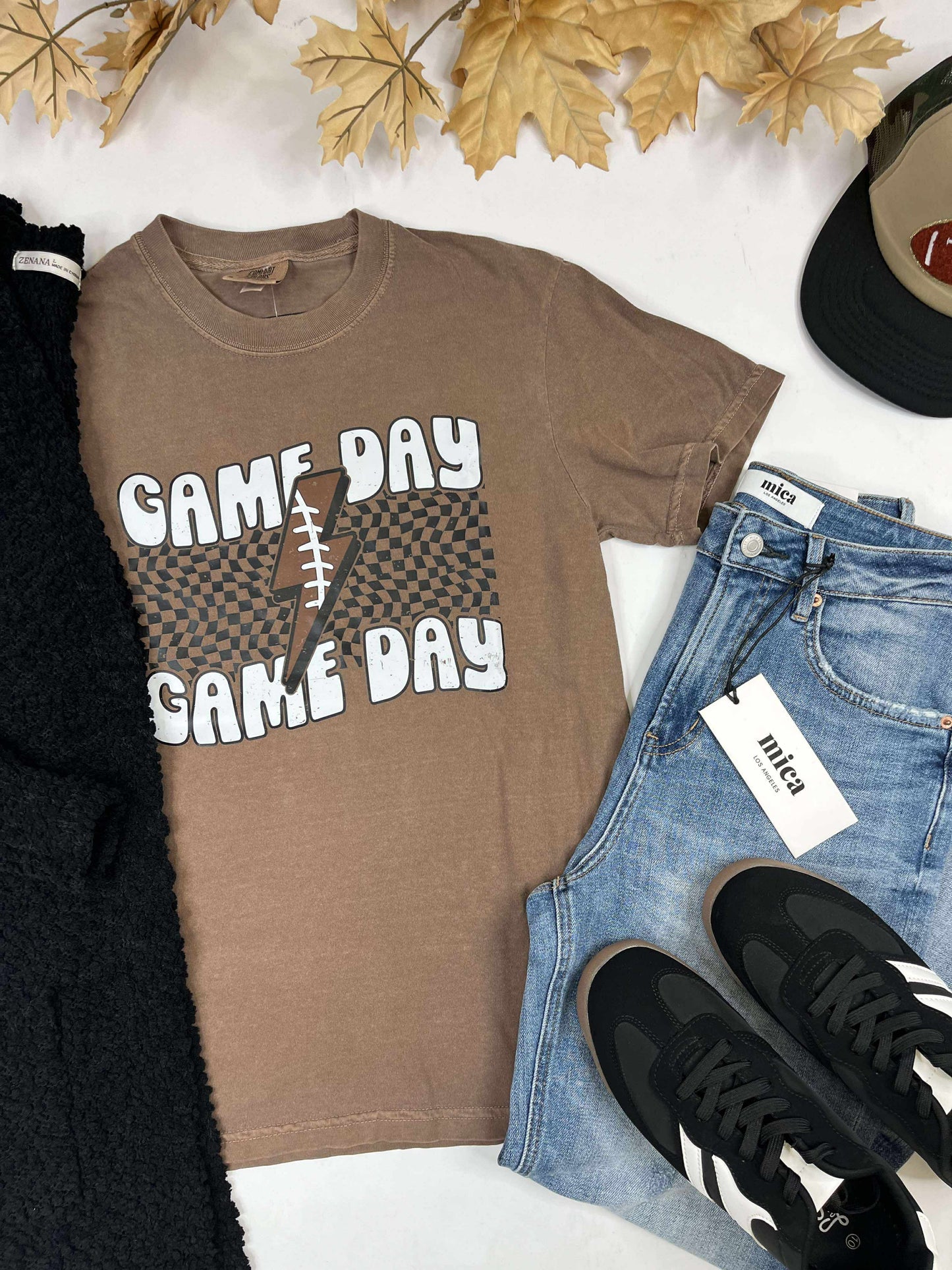 GameDay Lightning Garment Dyed Graphic T-shirt