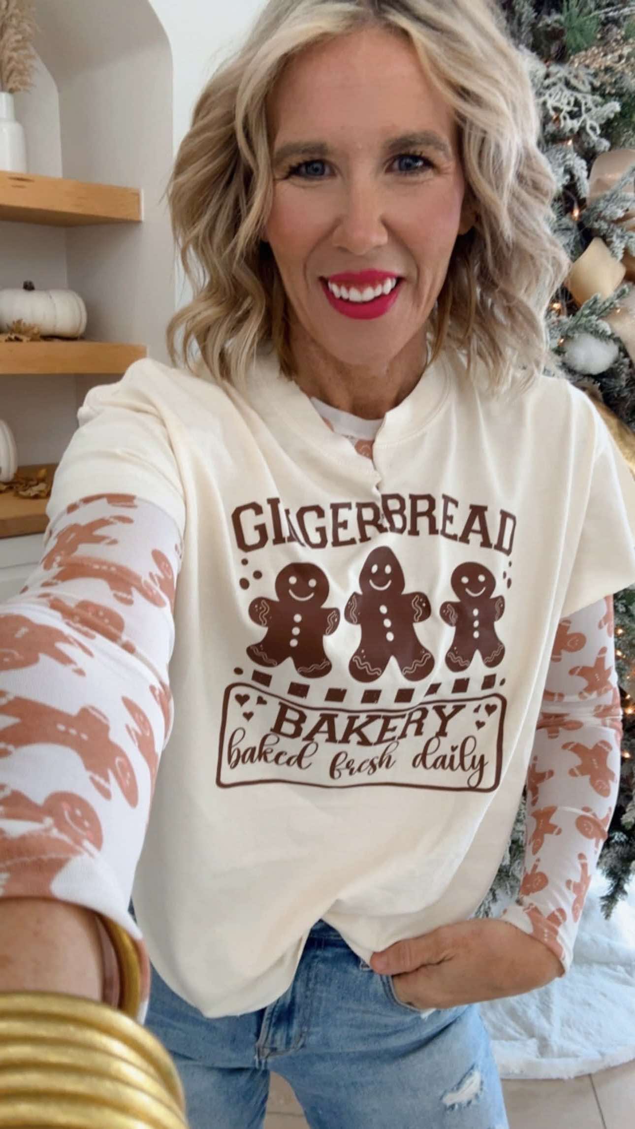 Gingerbread Bakery Garment Graphic T-shirt | Comfort Colors - DEAL