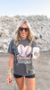 Grandma Loves Baseball Garment Dyed Graphic T-shirt - Final Sale