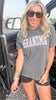 The Baseball Grandma Garment Dyed Graphic T-shirt