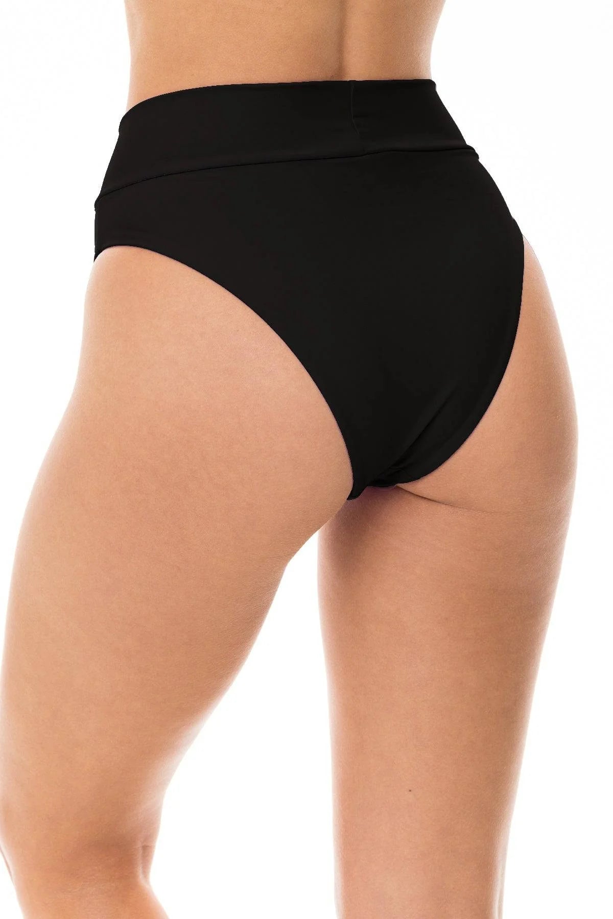 Black Mia Swim Bottoms - Final Sale