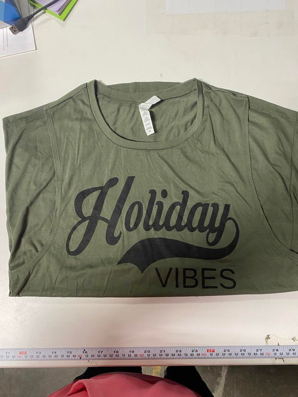 Holiday Vibes Muscle Tank