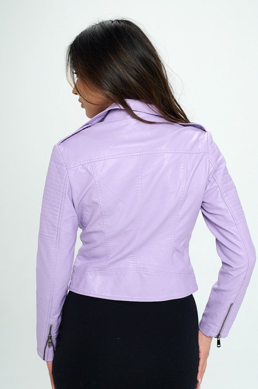 Lavender Vegan Jacket