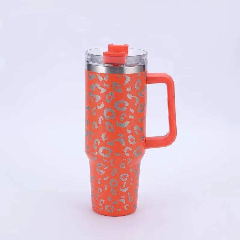 BHB Exclusive: Orange Leopard 40oz Tumbler