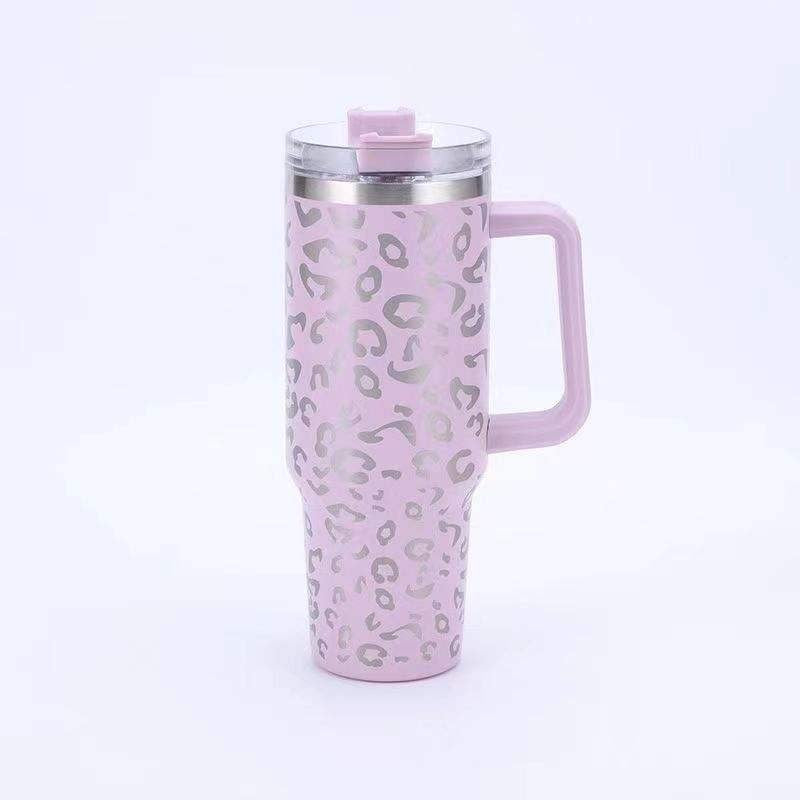 BHB Exclusive: Lilac Leopard 40oz Tumbler