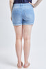 High Rise Cuffed Denim Shorts - Light Wash | FINAL SALE