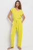 One-And-Done V Neck Stretch Jumpsuit - Final Sale