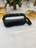 Black Checkered Monogram Clear Cosmetic Makeup Bag **DEAL - COUPON EXCLUDED