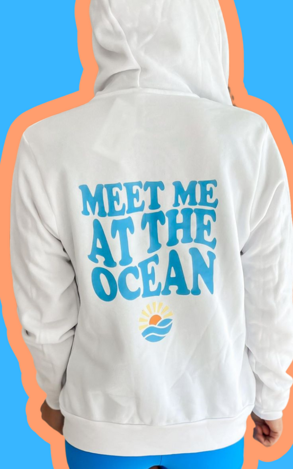 Meet Me At the Ocean Full-Zip Hoodie