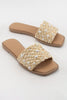 Pearl Raffia Sandal