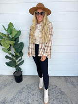 Falling for Plaid Hi Low Shacket