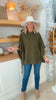 The Horizon Ribbed Knit Poncho Top *DEAL