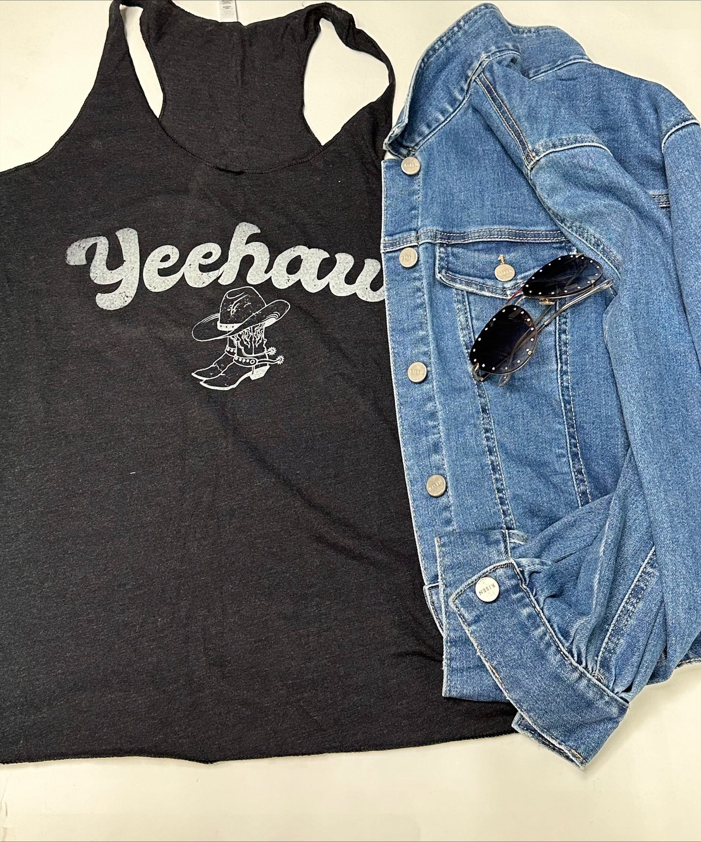YeeHaw Bella Racerback | Final Sale