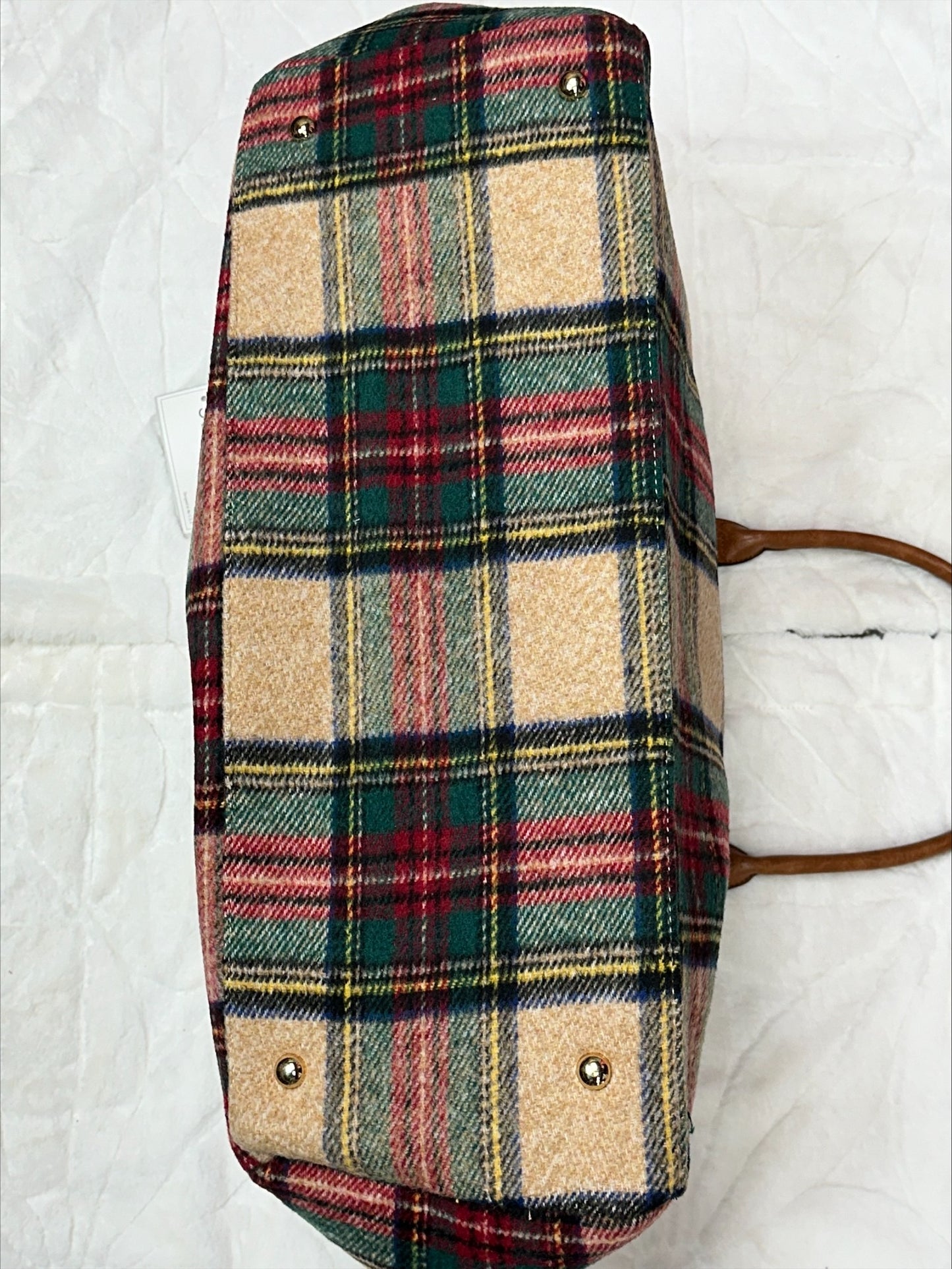 Plaid Weekender Bag