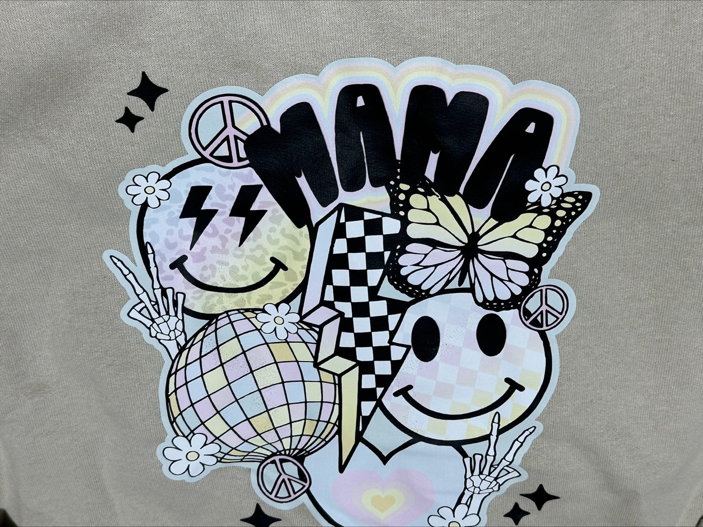 MaMa Tan Graphic Sweatshirt | FINAL SALE