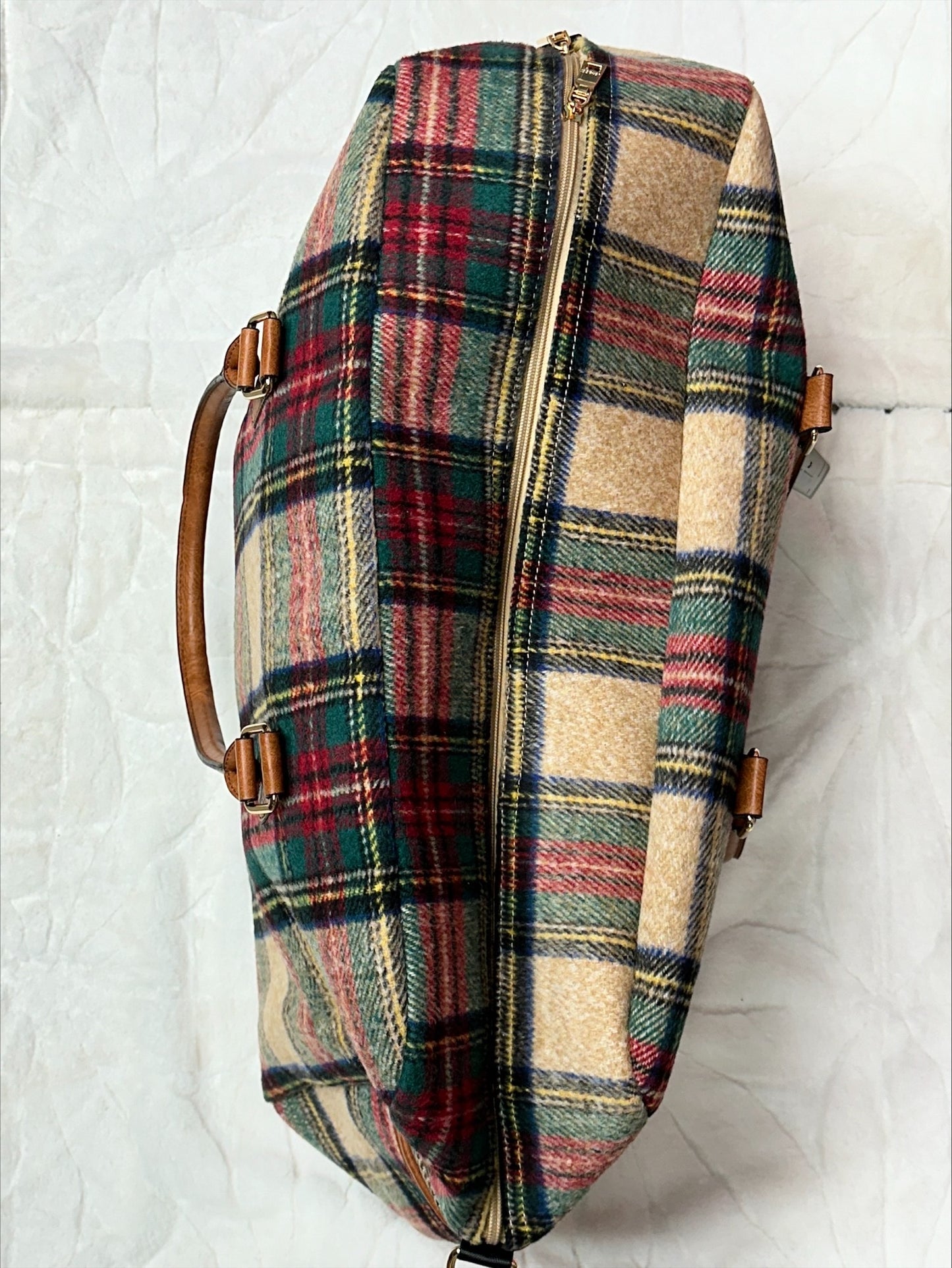 Plaid Weekender Bag