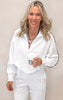 Modal Scuba Piping Quarter Zip Pullover |  RAE MODE