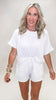 Woven Airflow Top & Shorts Set | Zenana - DEAL