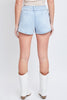 Low Rise Side Pocket Denim Shorts