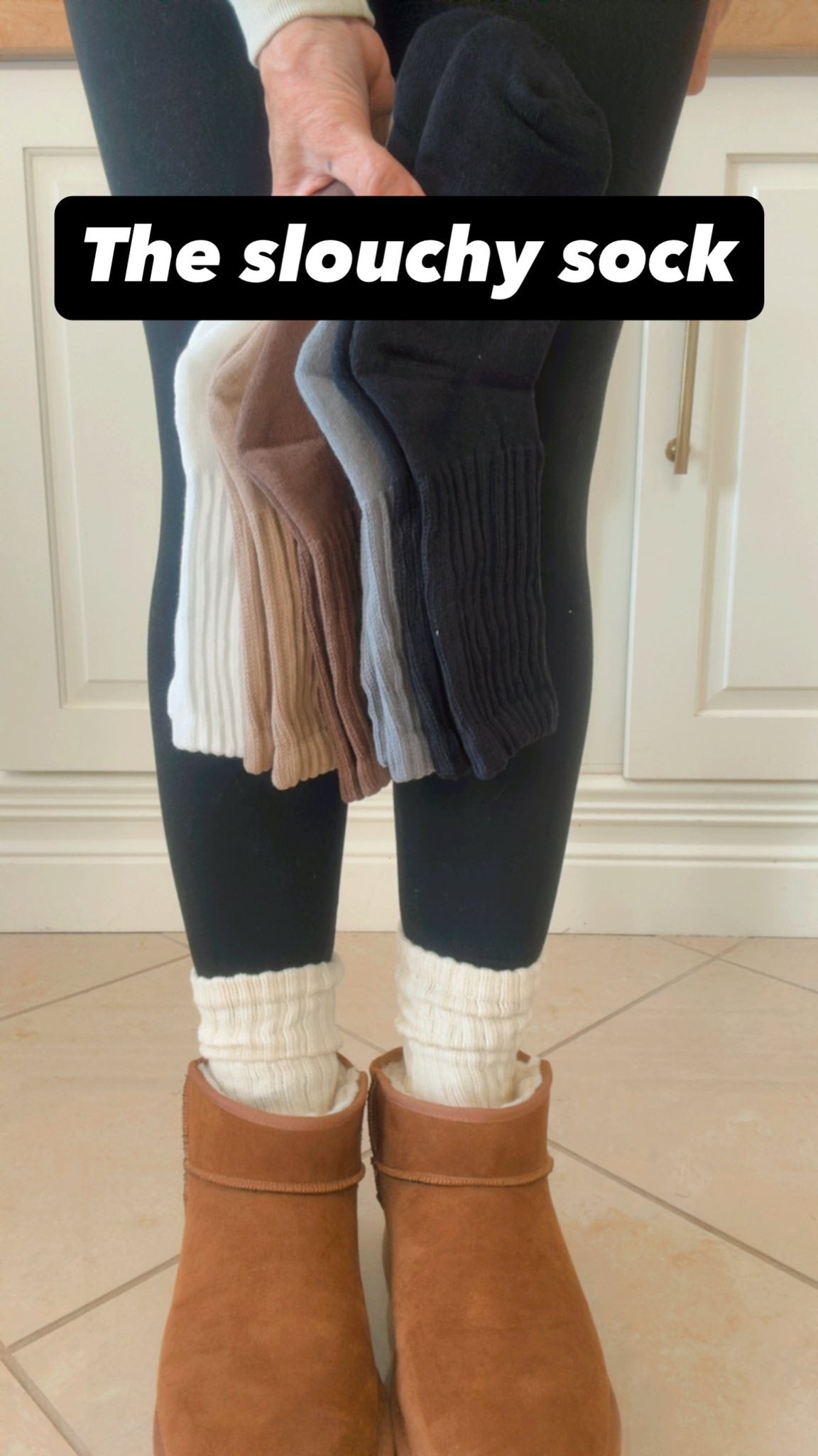 Salty Wave Slouchy Socks - (6 Colors)