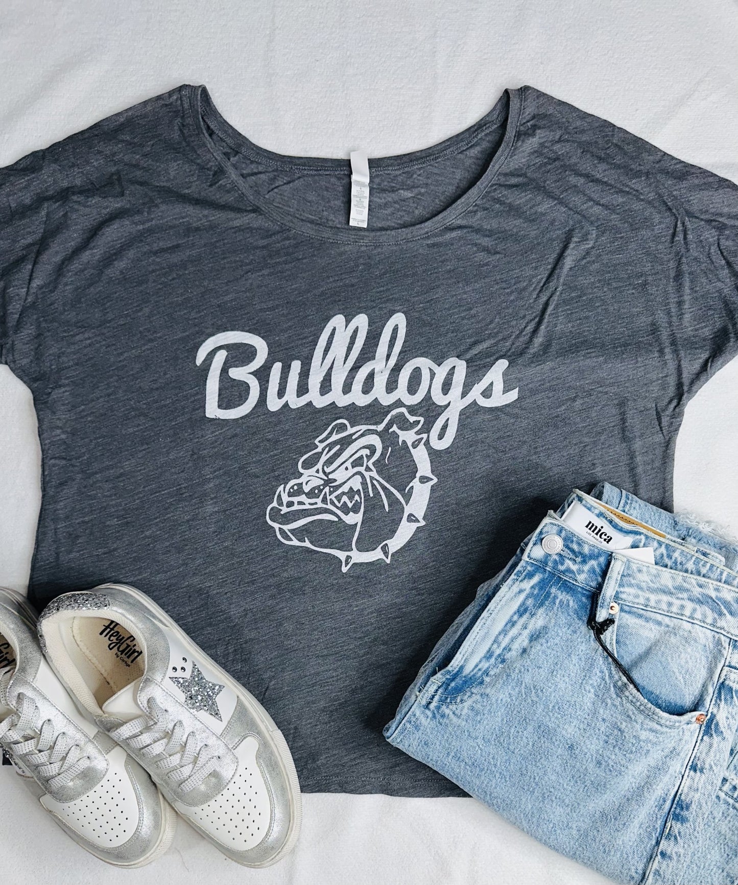 Bull Dog Slouchy Tee