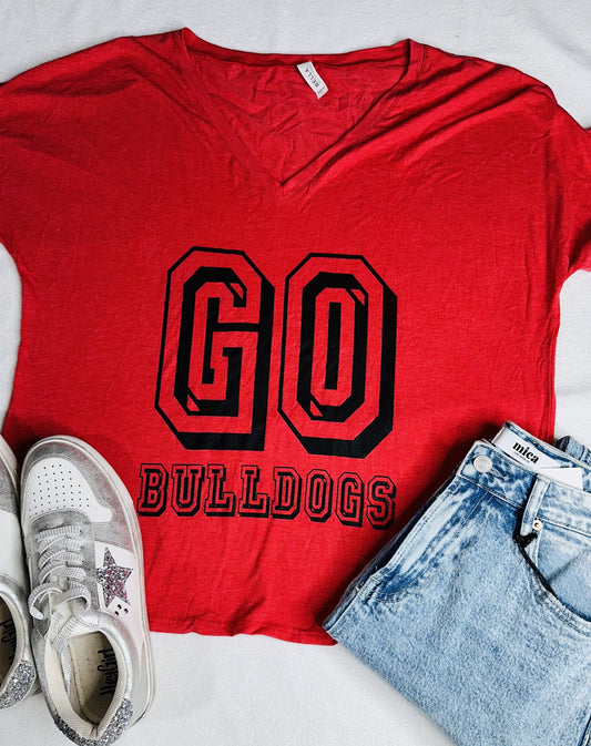 Go Bull Dogs Slouchy