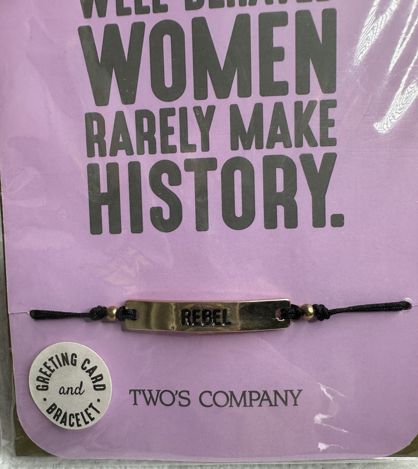 Well Behaved Women Bracelet