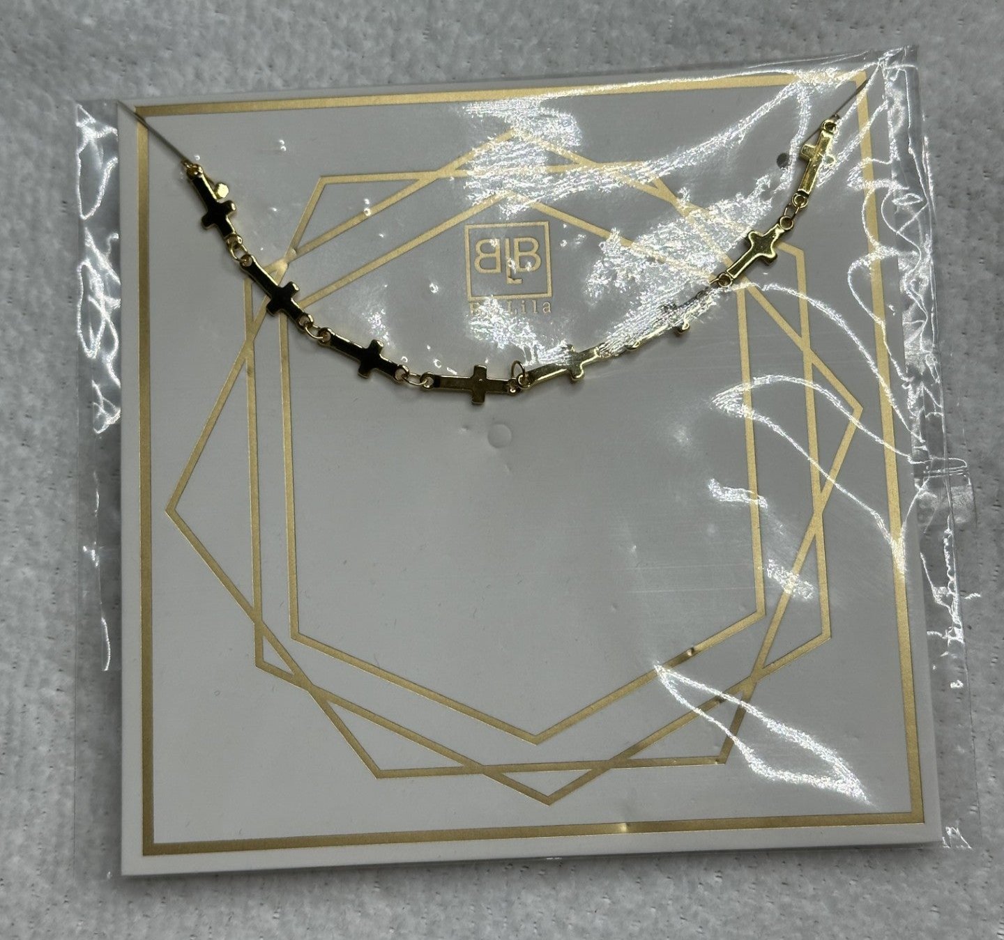 Cross Choker Necklace