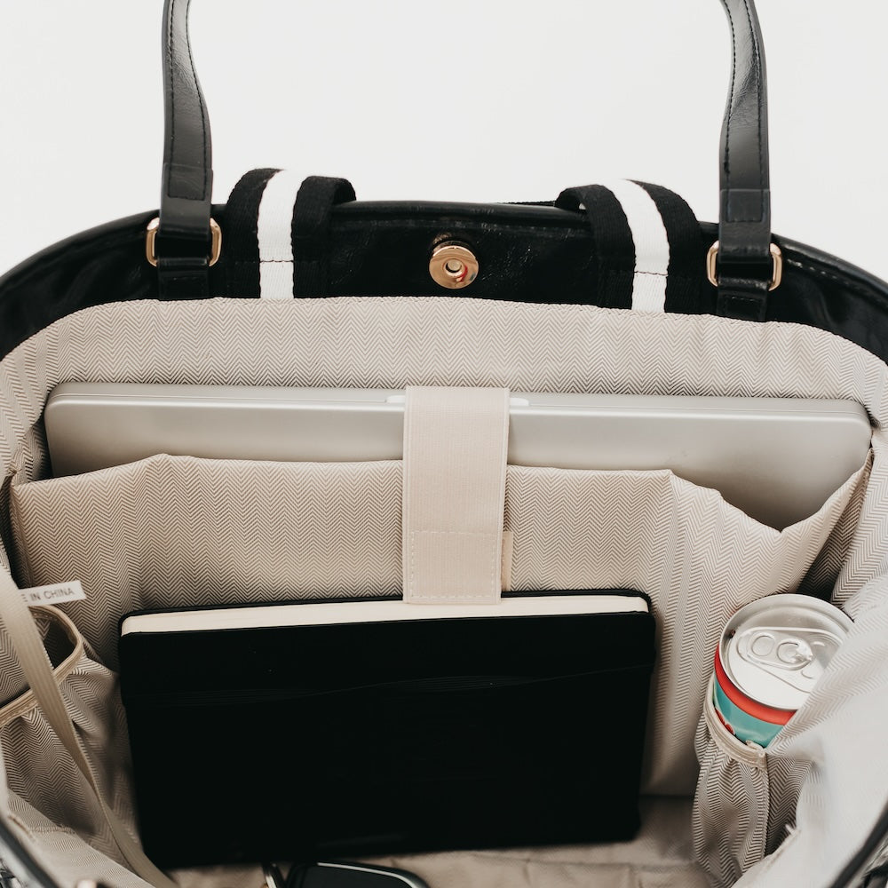 Woven Tiffany Organizer Tote Bag-Tote Bag-Pretty Simple