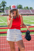 Sara's Custom Black White Game Day Trucker Hat