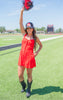 Sara's Custom Checkered Black Football Trucker Hat
