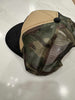 Sara's Custom Tan & Camo Mesh Game Day Trucker Hat