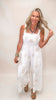 Boho Smocked Wide-Leg Jumpsuit