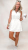 Zip Front Casual Mini Dress