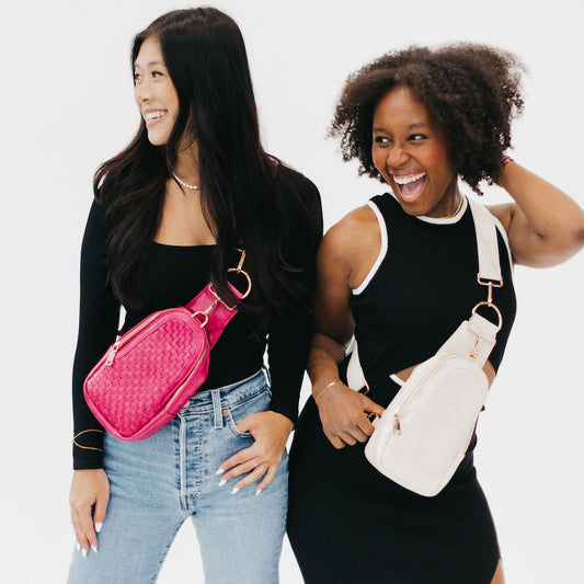 Waverly Woven Sling Bag Wholesale-Crossbody Bag-Pretty Simple