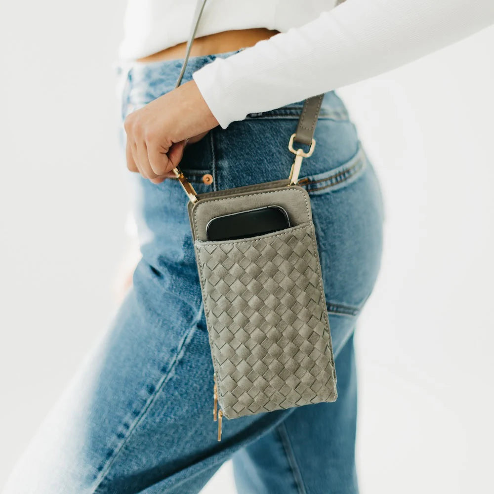 Woven Double Duty Phone Bag | PRETTY SIMPLE *30A SEPT PREORDER**