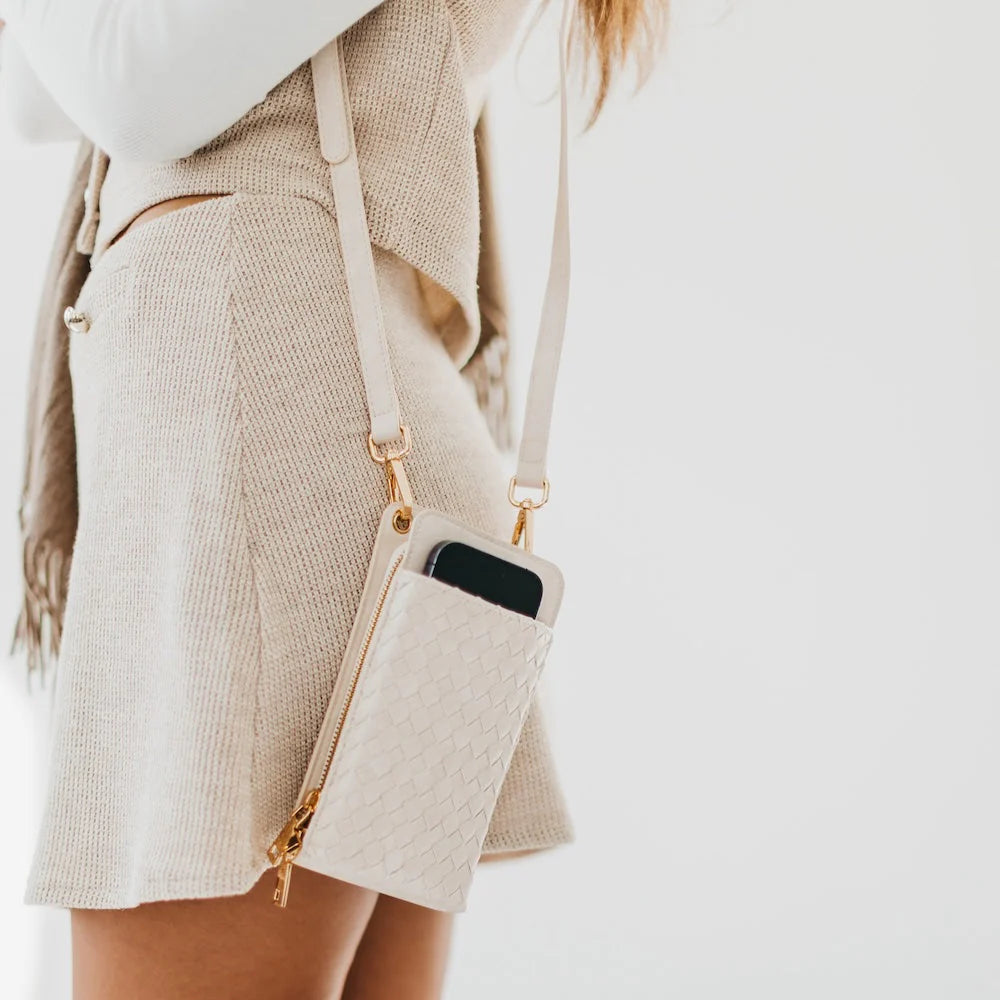 Woven Double Duty Phone Bag | PRETTY SIMPLE *30A SEPT PREORDER**