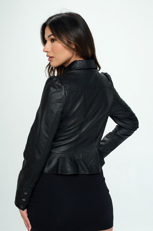 Wyatt Zip Up Jacket - Black