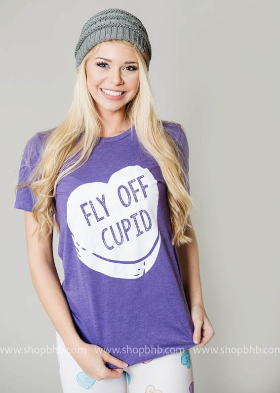 Fly Off Cupid - purple - BAD HABIT BOUTIQUE 