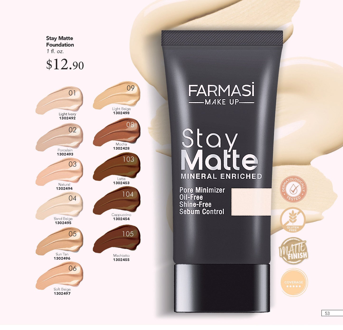 Stay Matte Foundation | Farmasi - Preorder