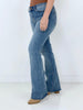 Judy Blue "Darla" Mid-Rise w/ Raw Hem Bootcut Jeans