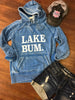 (LIMITED EDITION ) Lake Bum Hoodie 8915 - Blue - BAD HABIT BOUTIQUE 