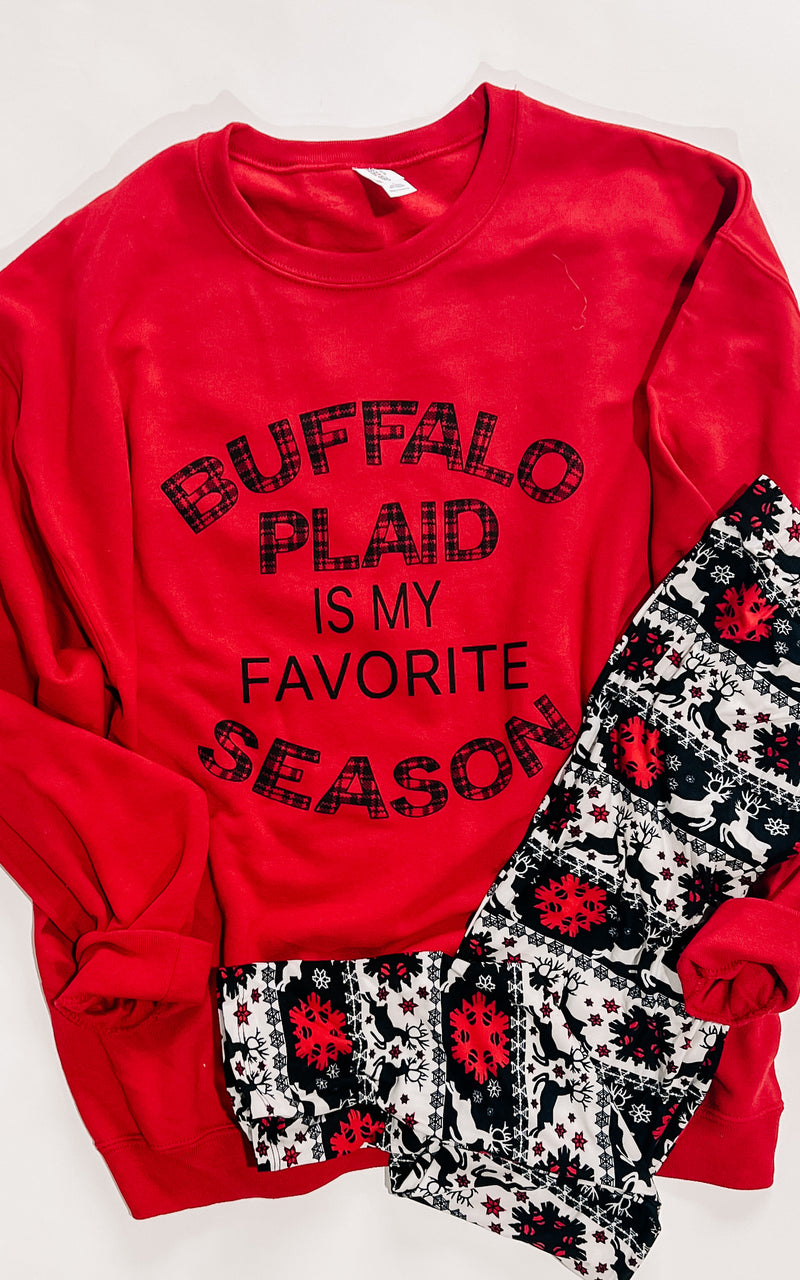 Buffalo Plaid is My Favorite Season Gift Set - 2 Piece Set