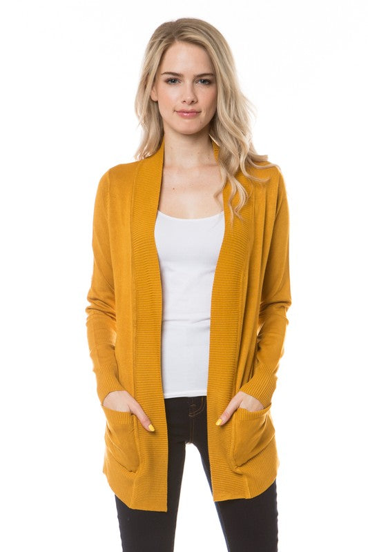 Favorite Boyfriend Cardigan Fall - Cielo - Final Sale