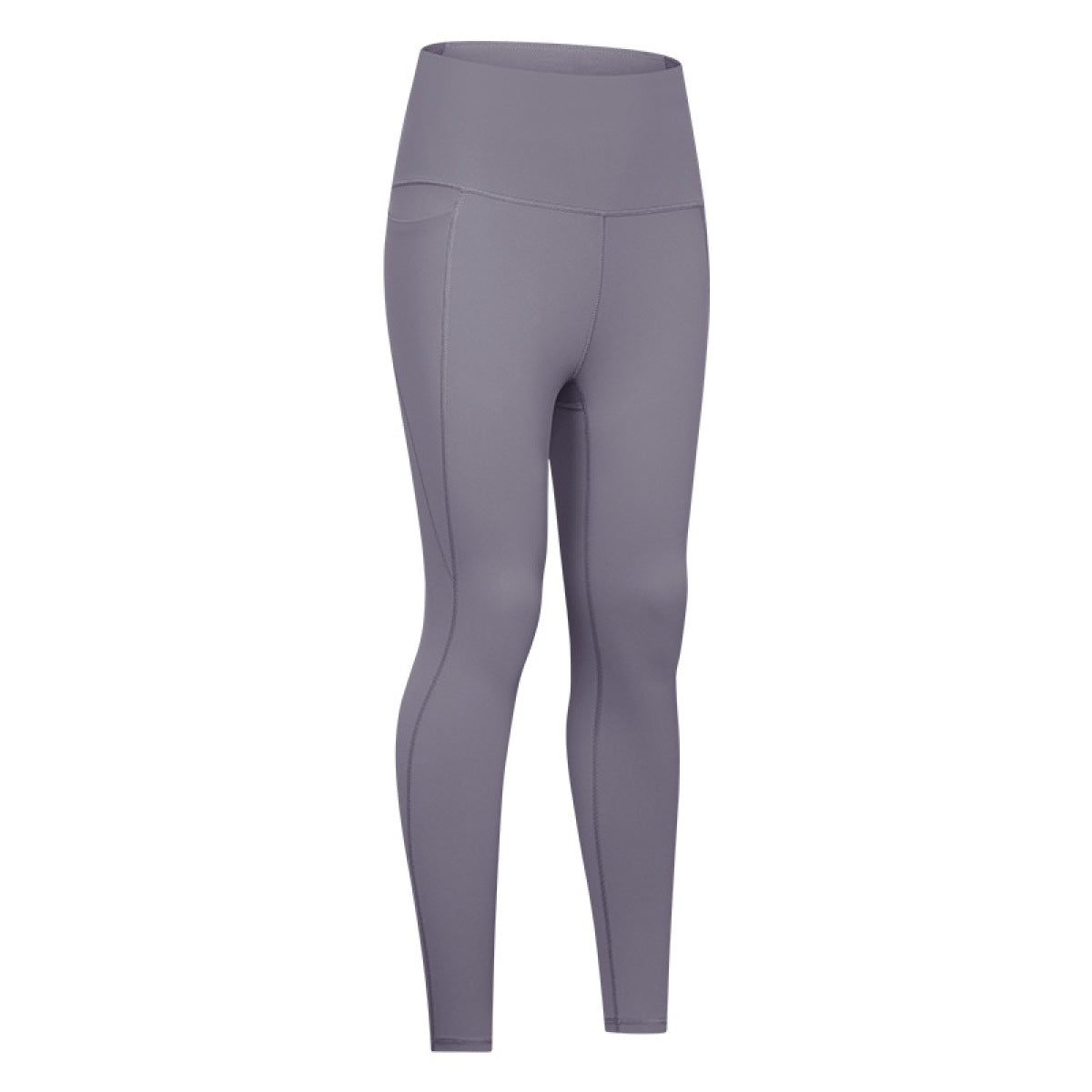 Solid Color High Waist Elastic Leggings