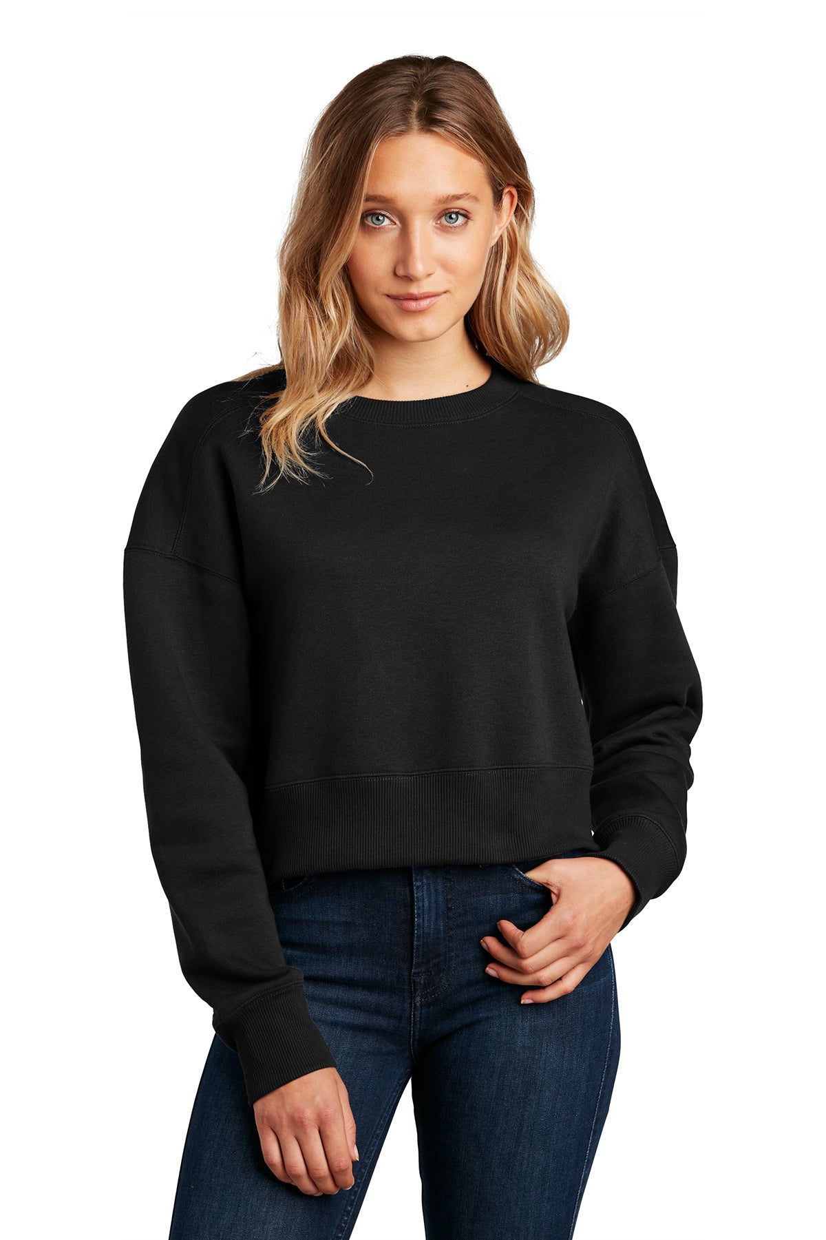 Women’s Perfect Weight® Fleece Cropped Crew** - Final Sale